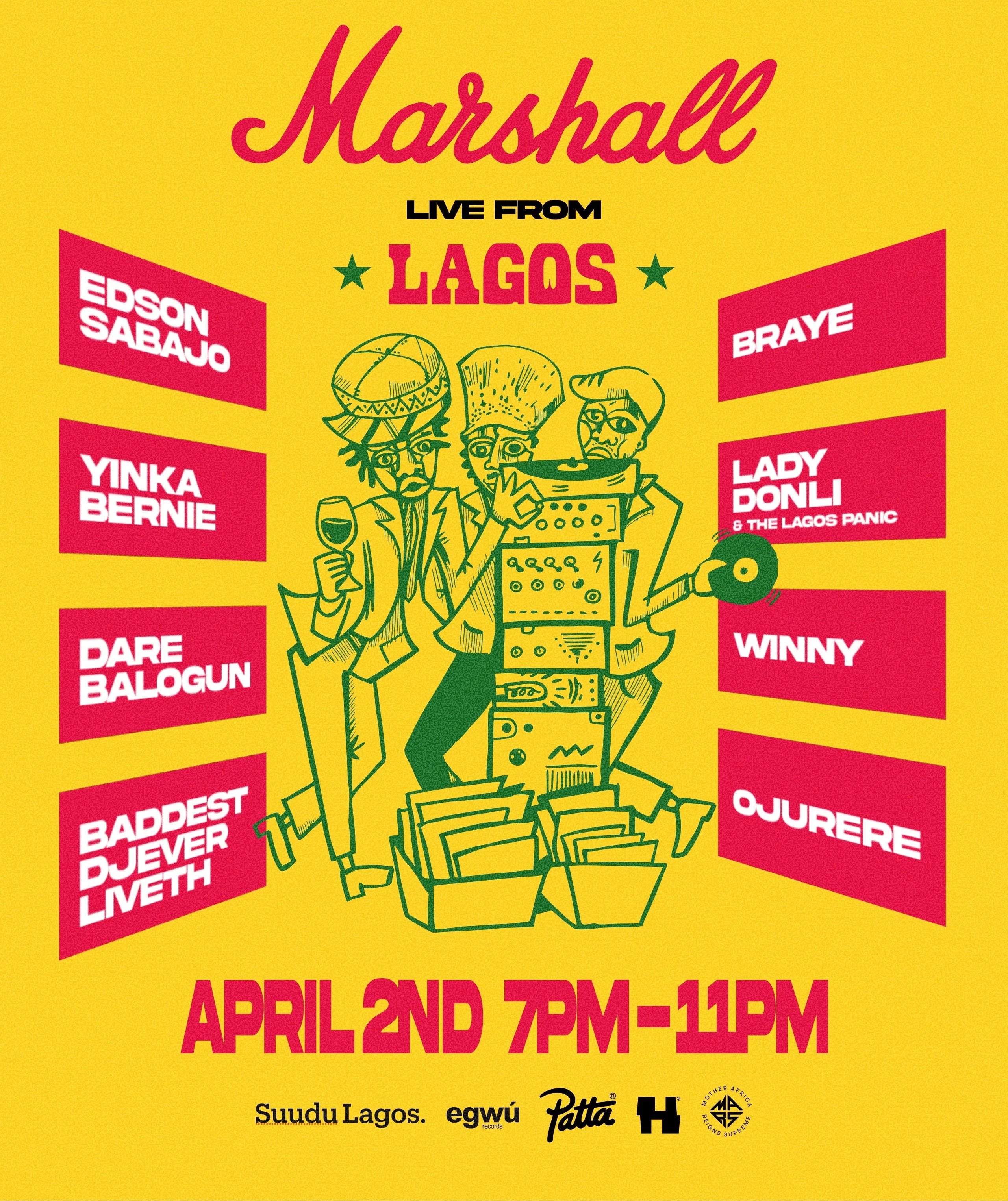 Marshall Live From Lagos Patta