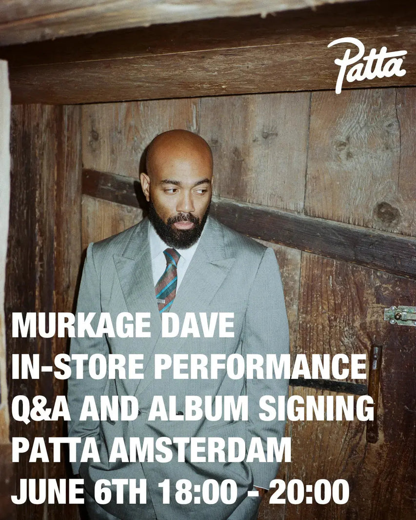 Murkage Dave in-store performance at Patta Amsterdam Patta