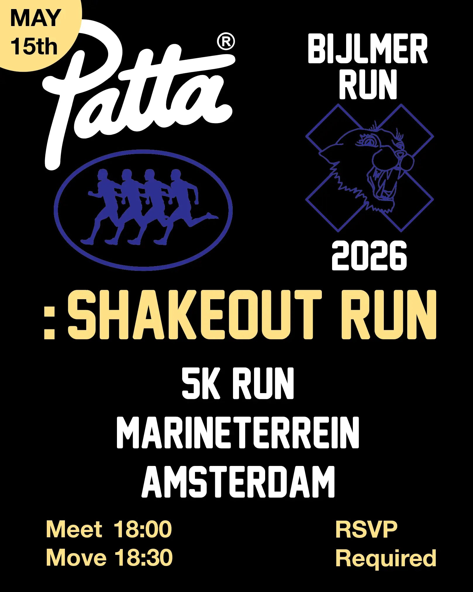 Patta x Bijlmer Run Shakeout Patta
