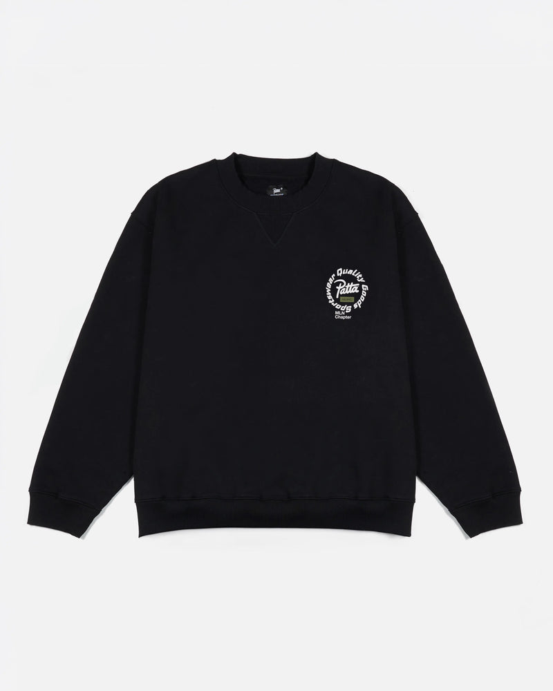 Patta Milano Chapter Crewneck Sweater (Black) Patta
