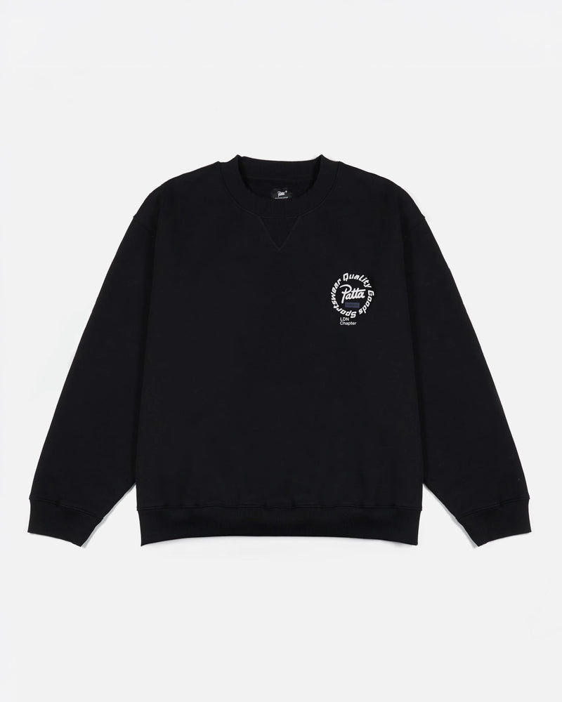 Patta London Chapter Crewneck Sweater (Black) Patta