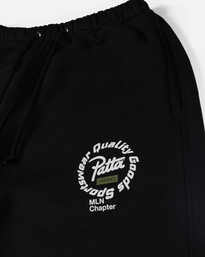 Patta Milano Chapter Straight Leg Jogging Pants (Black) Patta