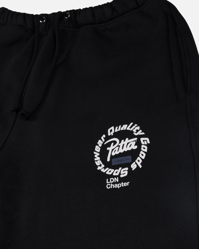 Patta London Chapter Straight Leg Jogging Pants (Black) Patta