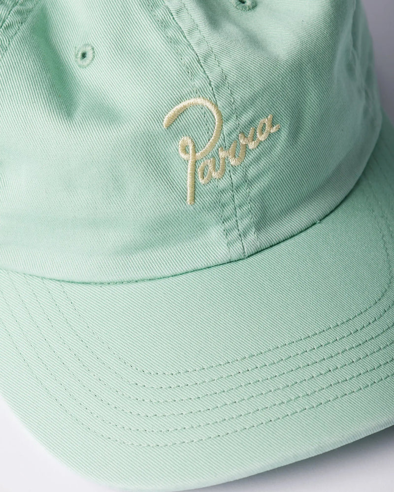 ByParra Script Logo 6 Panel Hat (Sage Green) ByParra