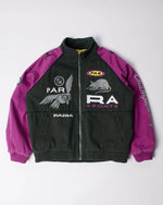 byParra Owl Meets Rat Racing Jacket (Purple Pink) byParra