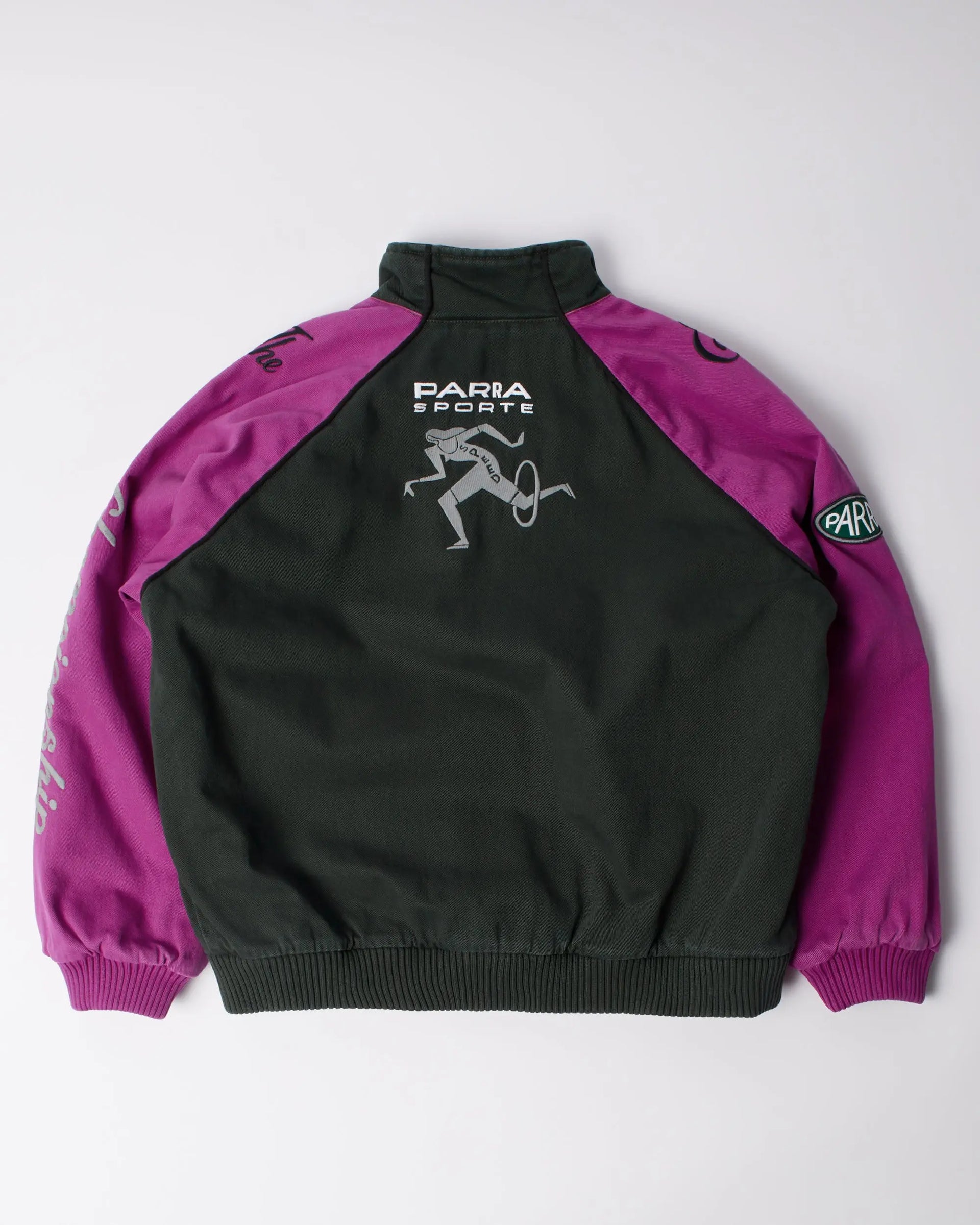 byParra Owl Meets Rat Racing Jacket (Purple Pink) byParra