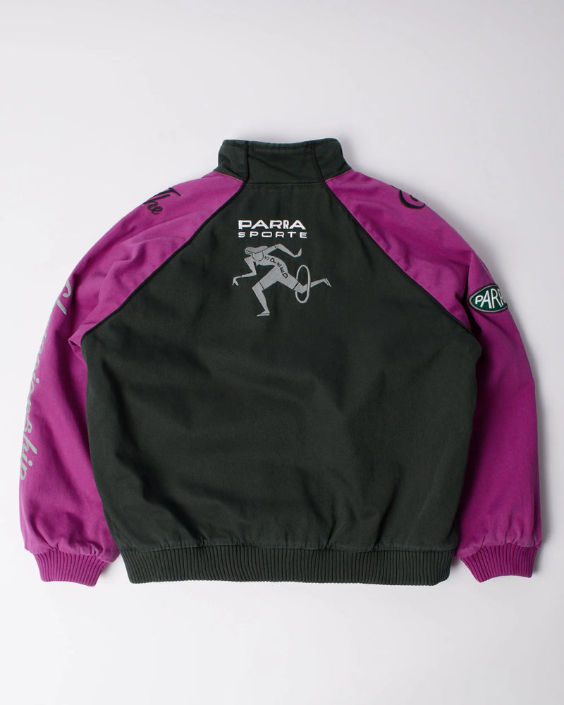 byParra Owl Meets Rat Racing Jacket (Purple Pink) byParra
