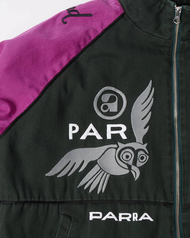 byParra Owl Meets Rat Racing Jacket (Purple Pink) byParra