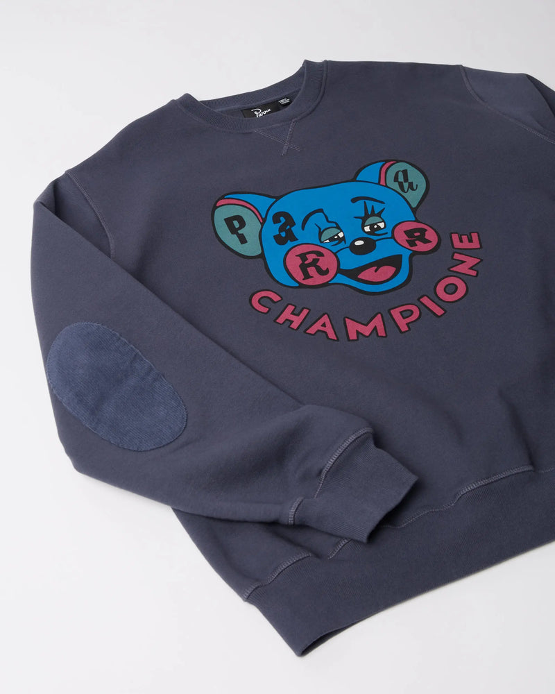 byParra Tired Champione Crew Neck Sweatshirt (Navy Blue) byParra