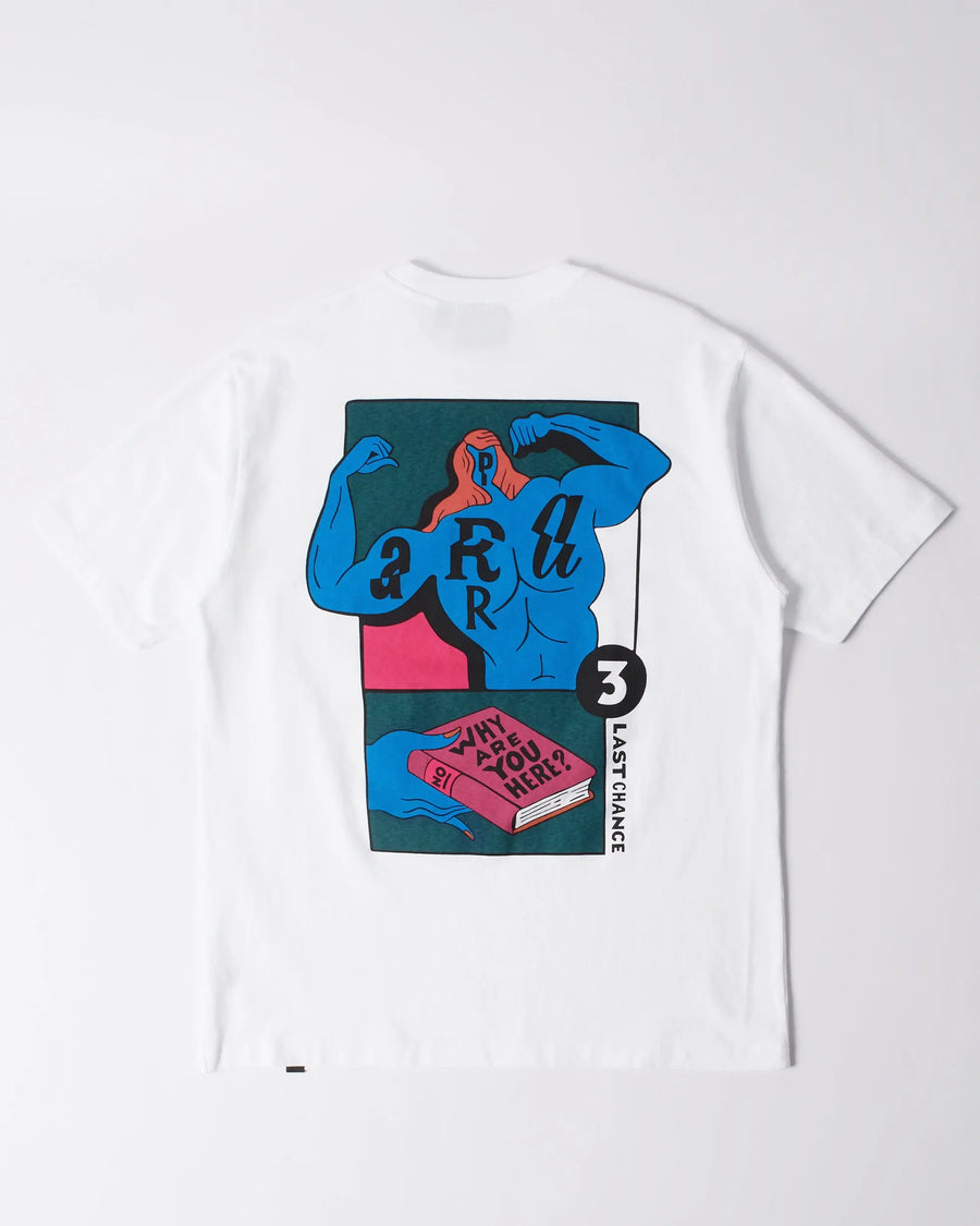 byParra Why Are You Here T-Shirt (White) byParra