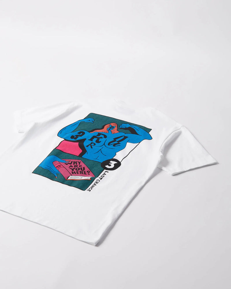 byParra Why Are You Here T-Shirt (White) byParra