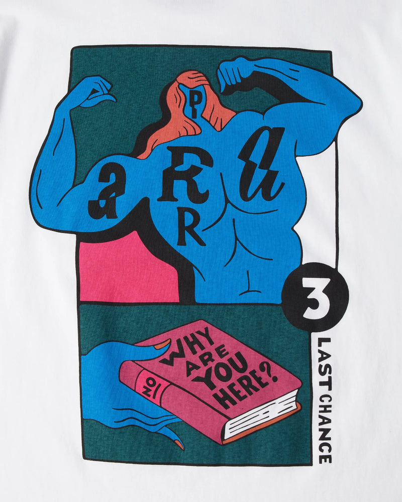 byParra Why Are You Here T-Shirt (White) byParra
