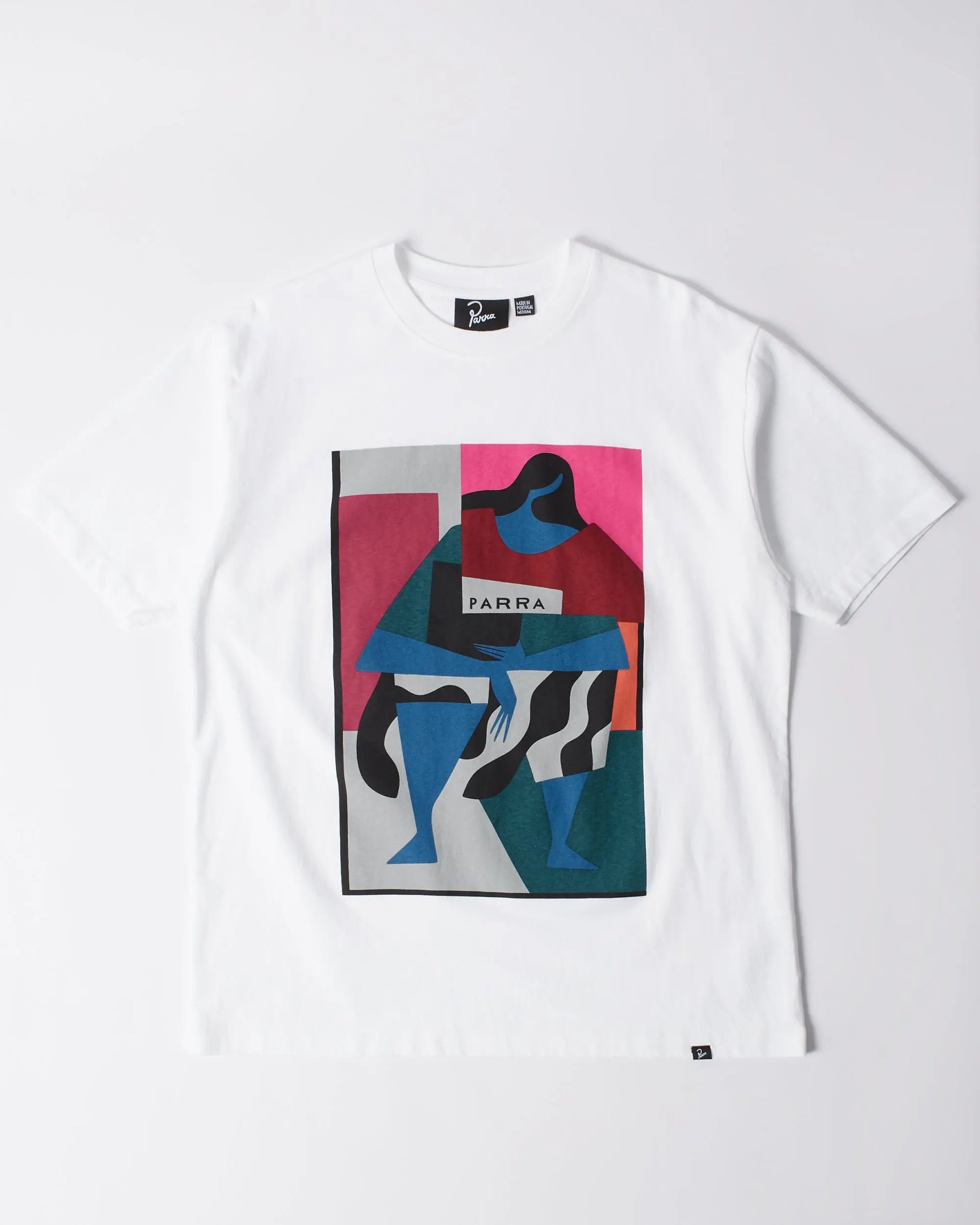 byParra Reading The Square T-Shirt (White) byParra