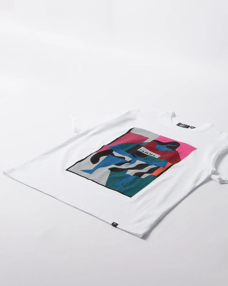 byParra Reading The Square T-Shirt (White) byParra