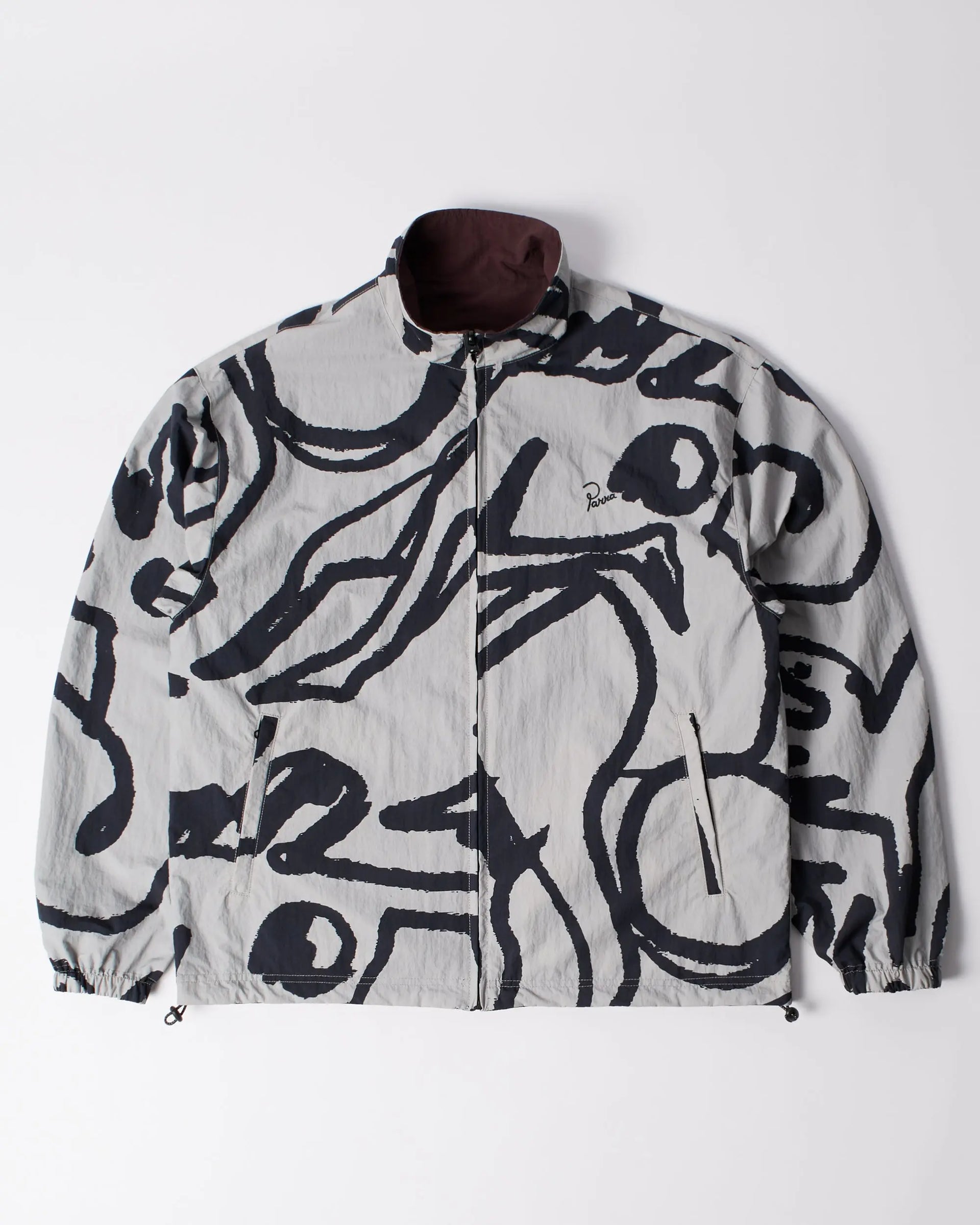 byParra Freak Scene Reversible Track Top (Grey) byParra