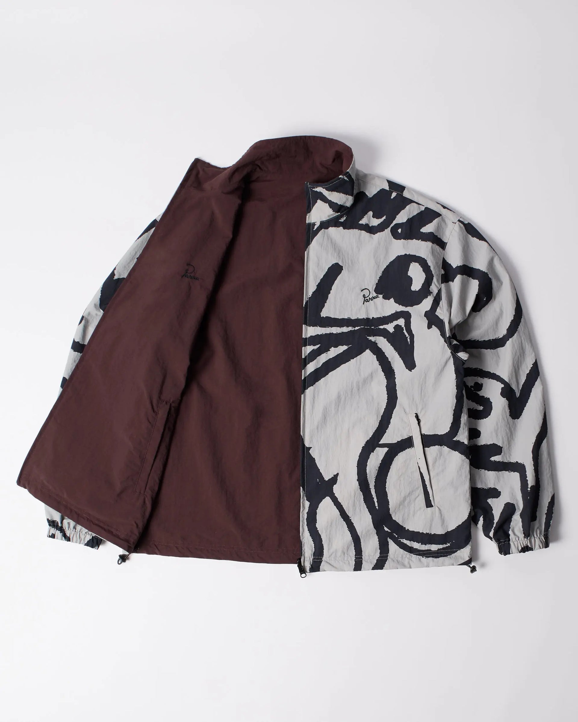 byParra Freak Scene Reversible Track Top (Grey) byParra