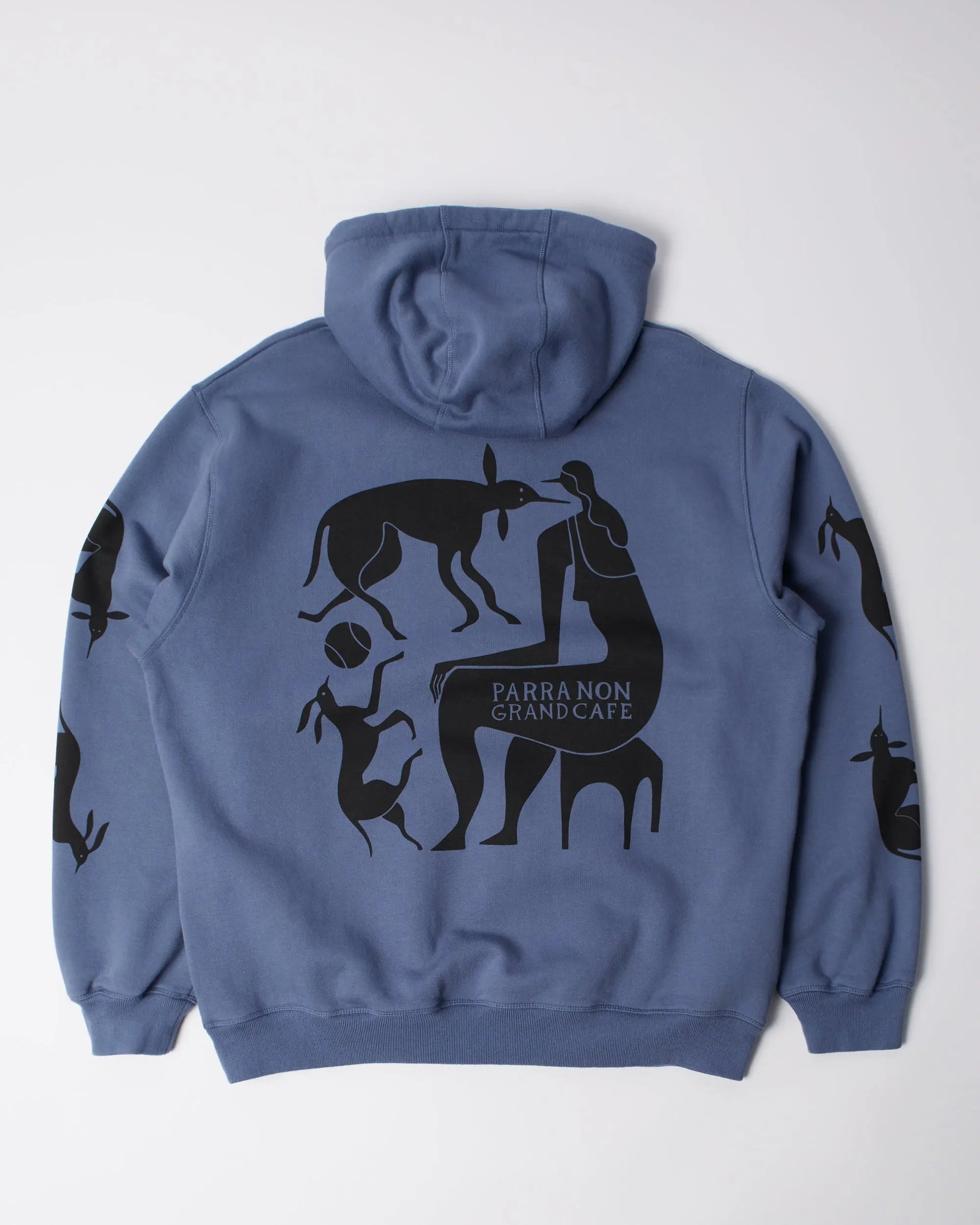 byParra Non Grand Cafe Hooded Sweatshirt (Blue) byParra