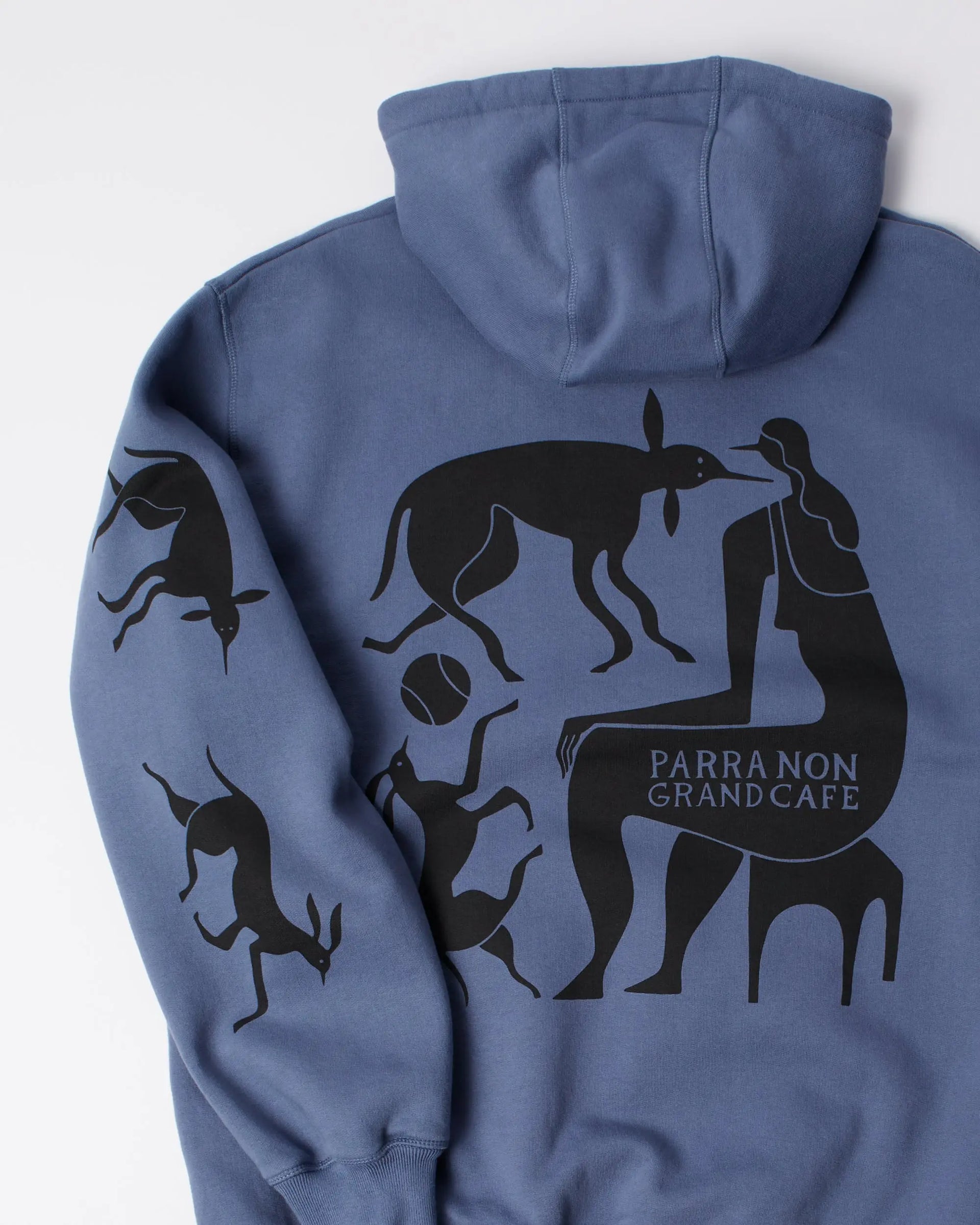 byParra Non Grand Cafe Hooded Sweatshirt (Blue) byParra