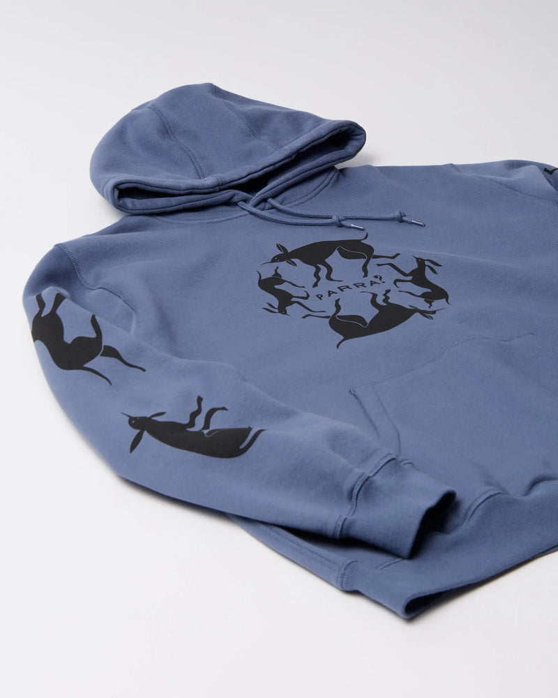 byParra Non Grand Cafe Hooded Sweatshirt (Blue) byParra