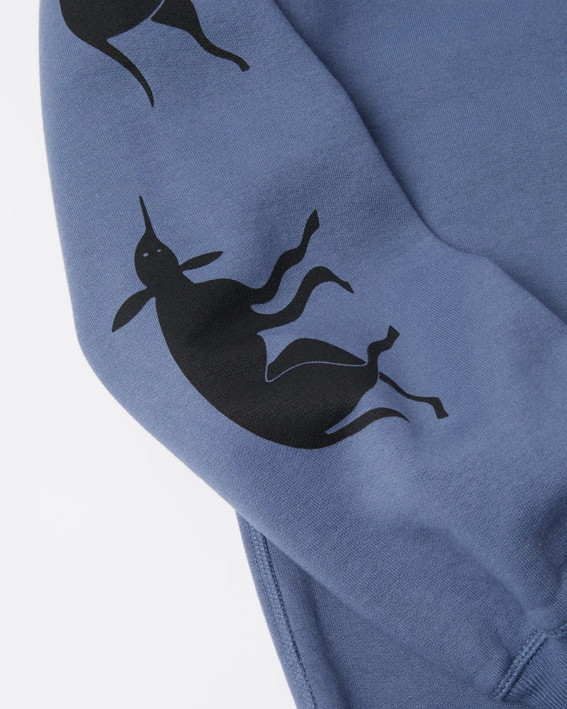 byParra Non Grand Cafe Hooded Sweatshirt (Blue) byParra