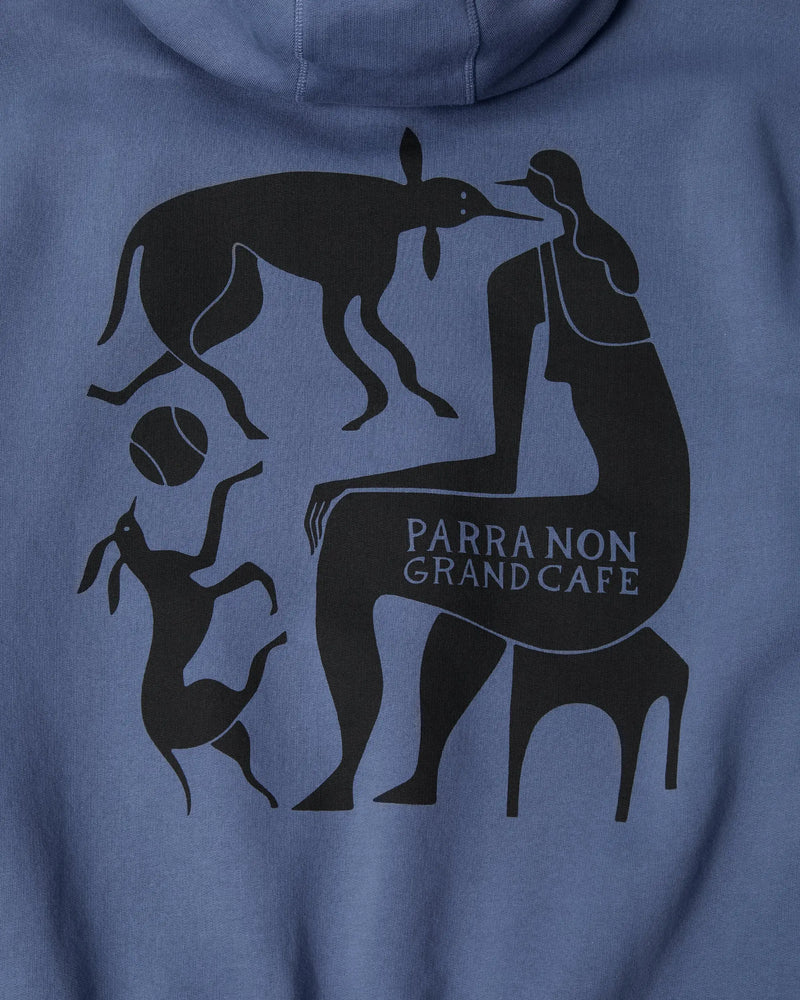 byParra Non Grand Cafe Hooded Sweatshirt (Blue) byParra