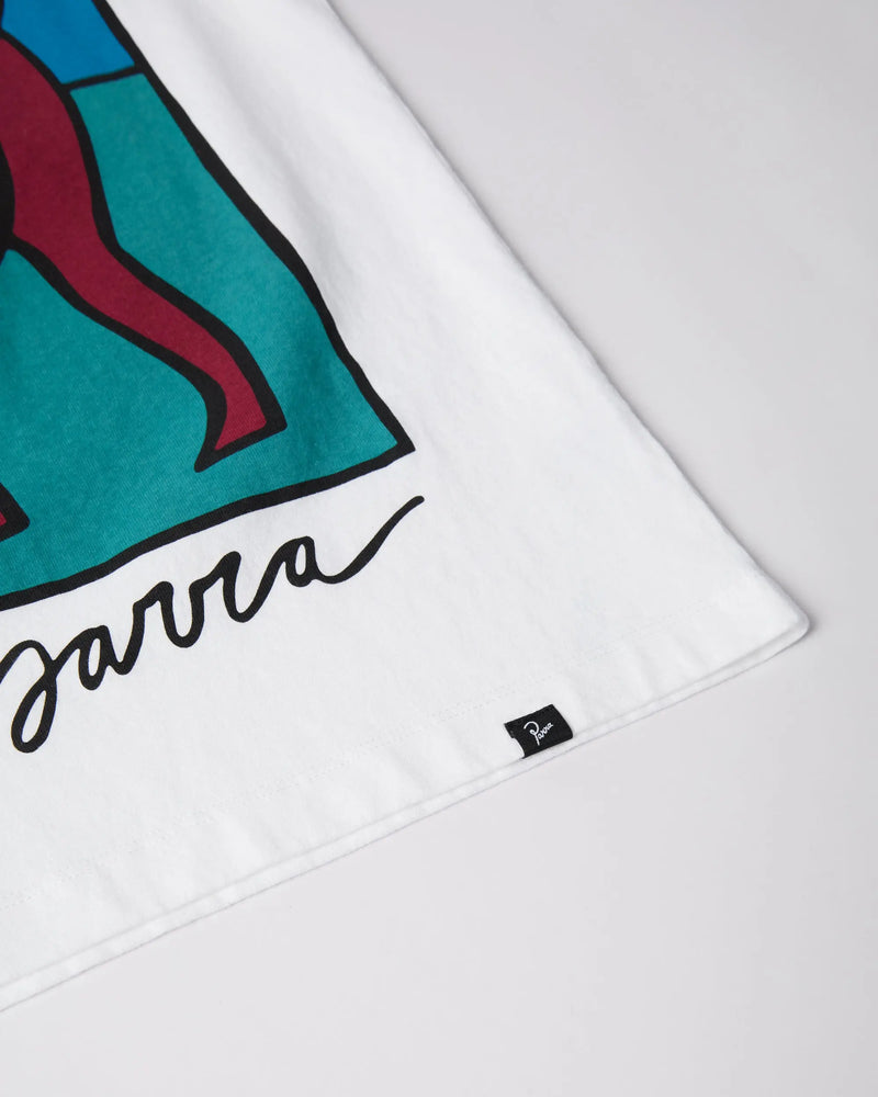 byParra Bear Dog Hammer T-Shirt (White) byParra