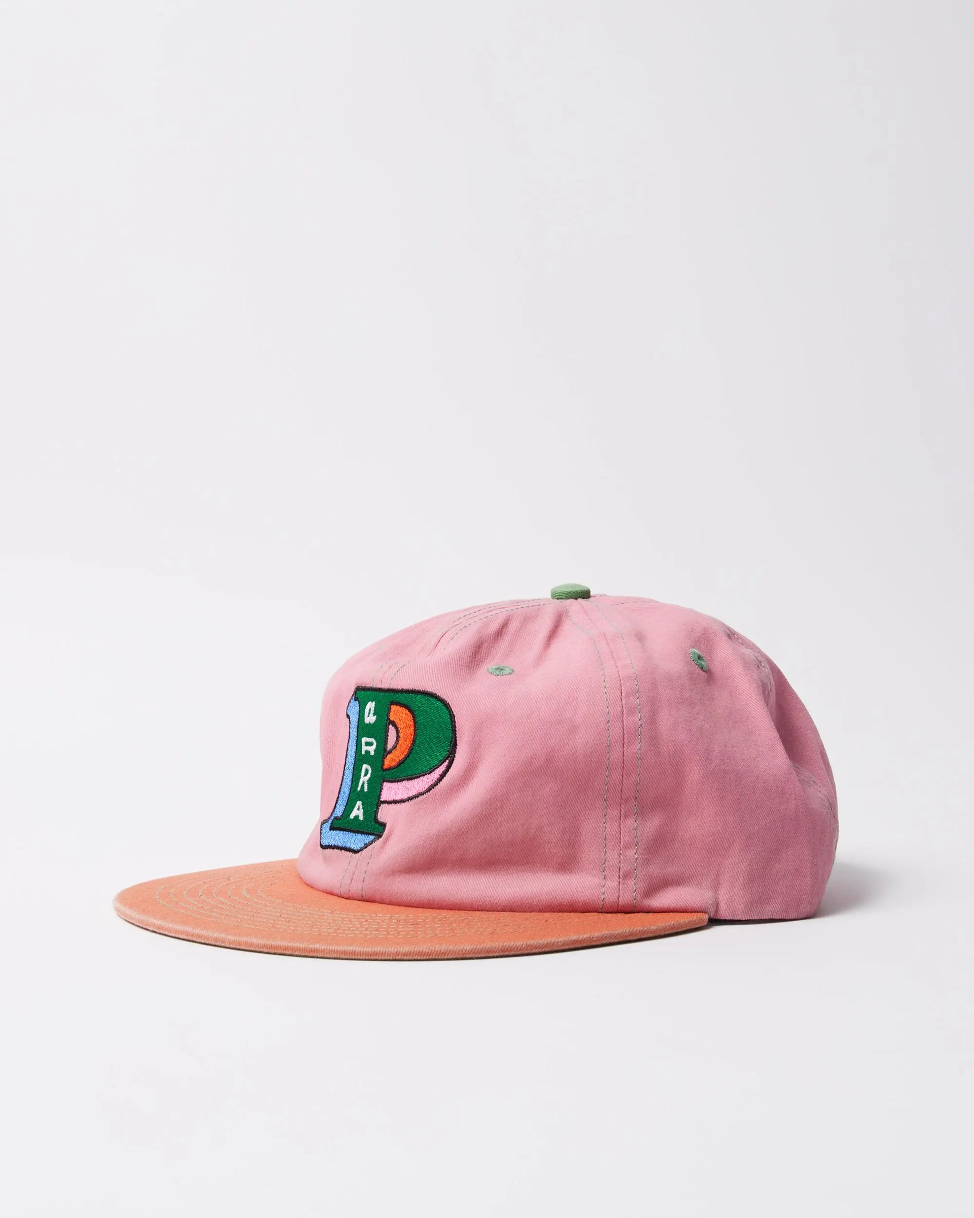 byParra Slanted P 6 Panel Hat (Pink) byParra