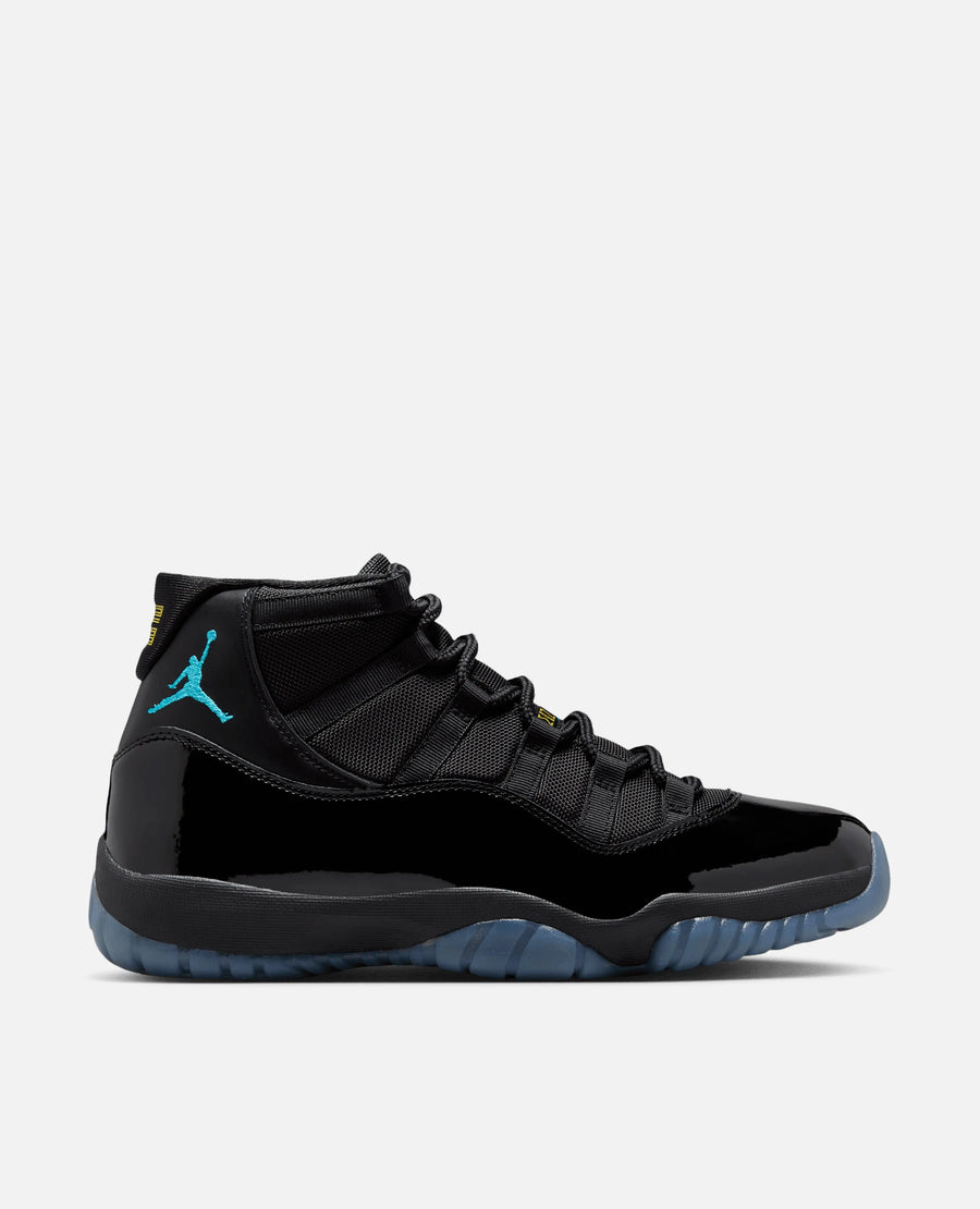 Nike Air Jordan 11 Retro "Gamma" ( Black/Gamma Blue-Black-Varsity Maize) Jordan