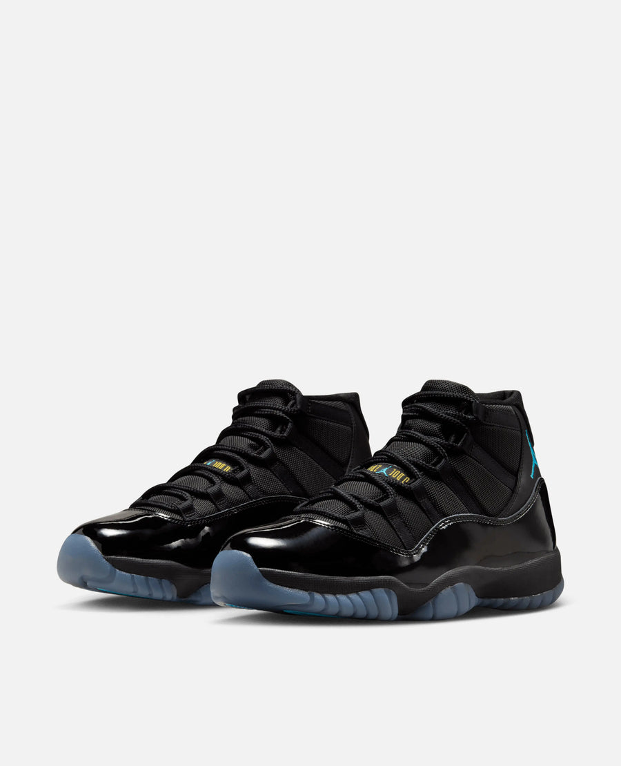 Nike Air Jordan 11 Retro "Gamma" ( Black/Gamma Blue-Black-Varsity Maize) Jordan