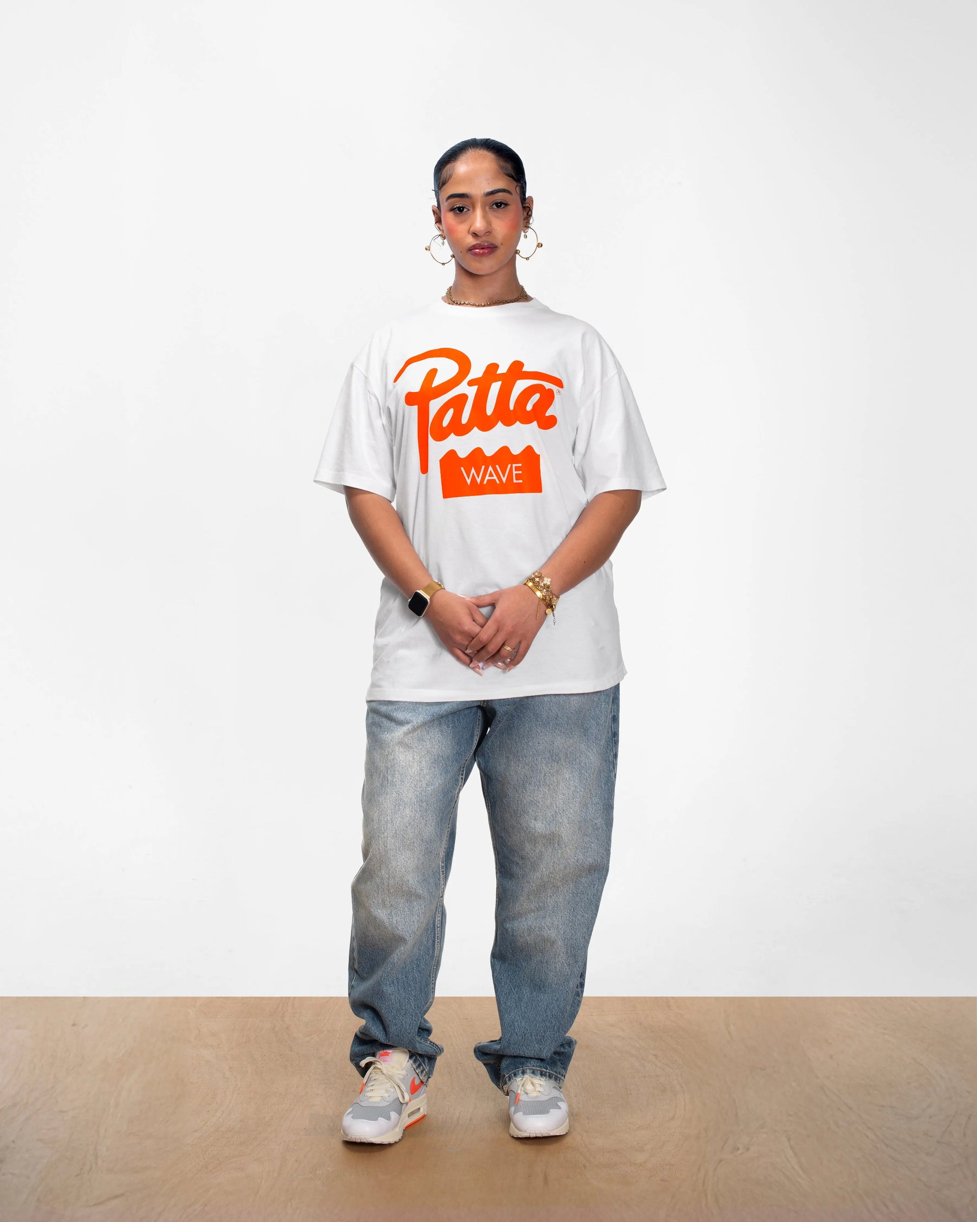 Patta Wave T-Shirt (White) Patta
