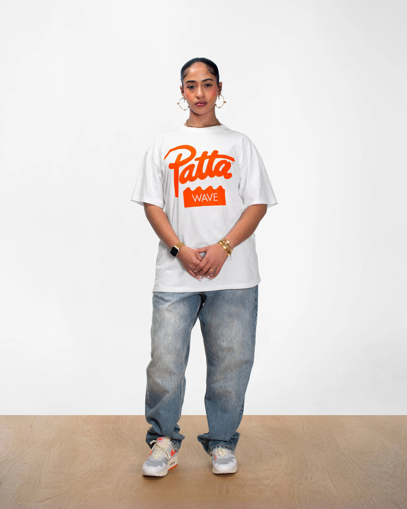 Patta Wave T-Shirt (White) Patta