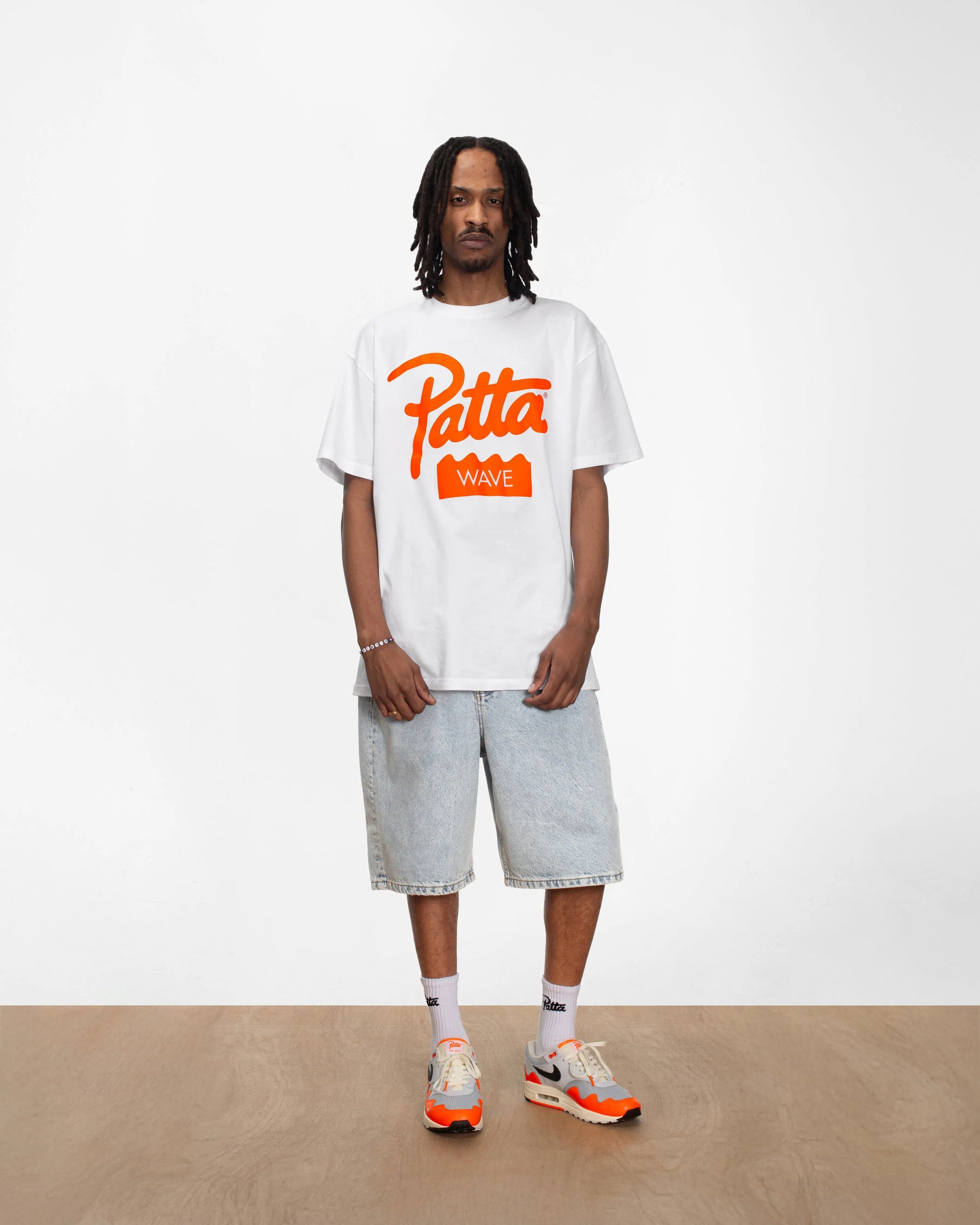 Patta Wave T-Shirt (White) Patta