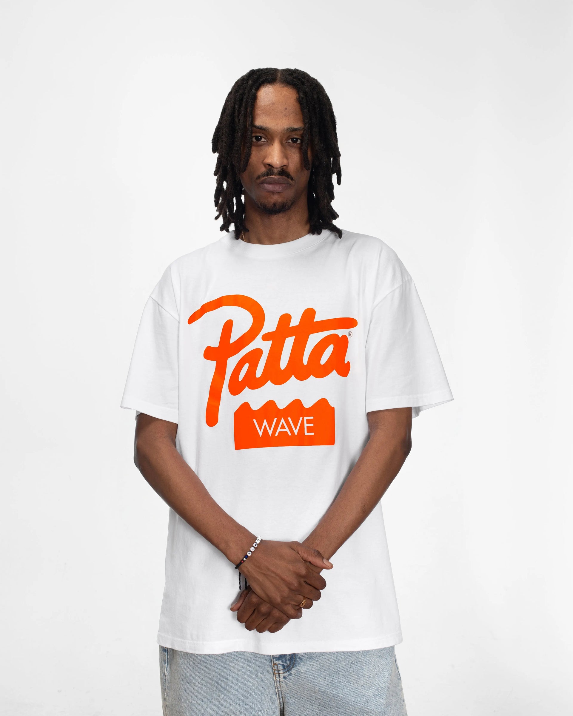 Patta Wave T-Shirt (White) Patta