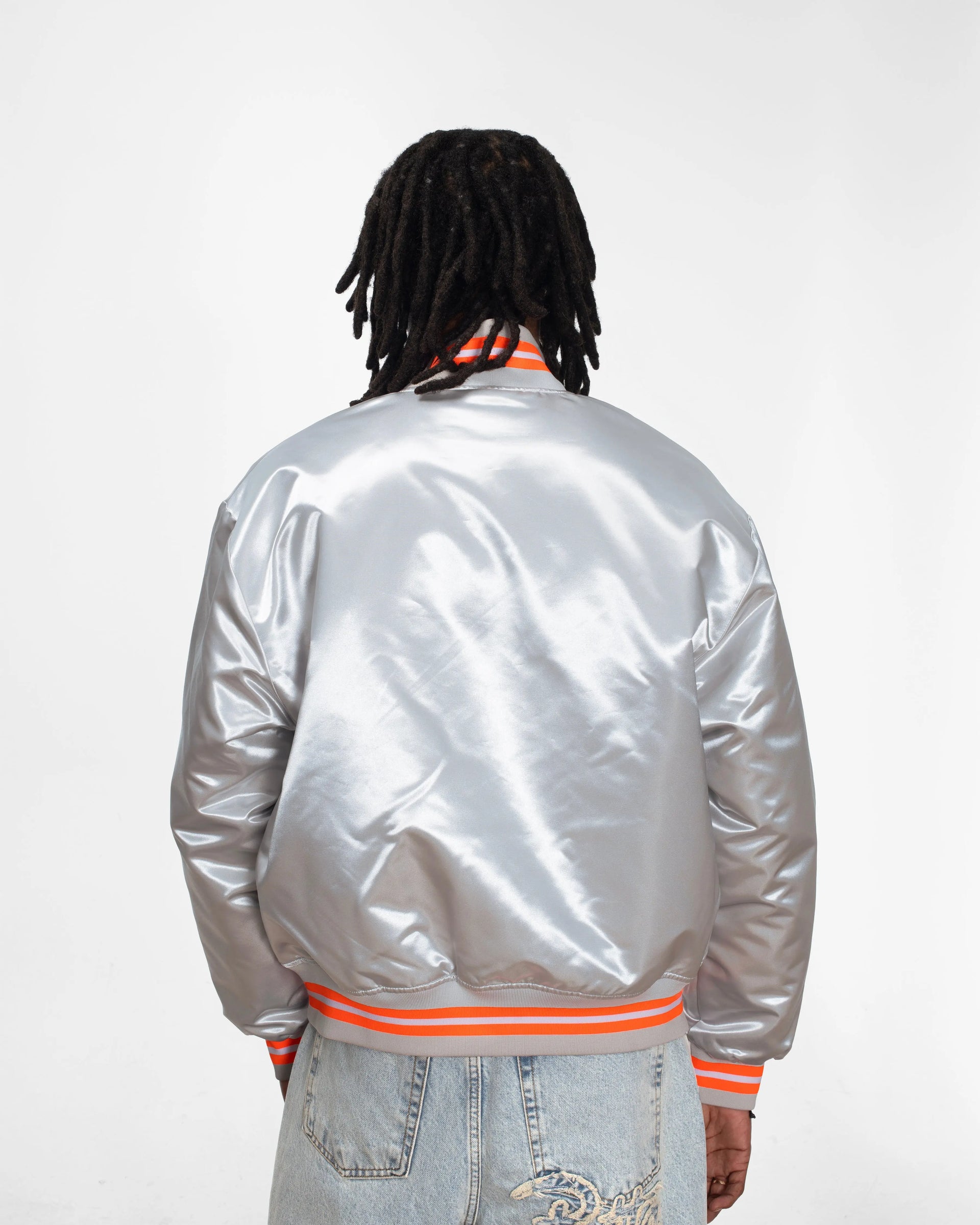 Patta Classic Satin Bomber Jacket (Lunar Rock) Patta