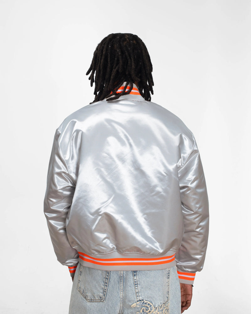 Patta Classic Satin Bomber Jacket (Lunar Rock) Patta