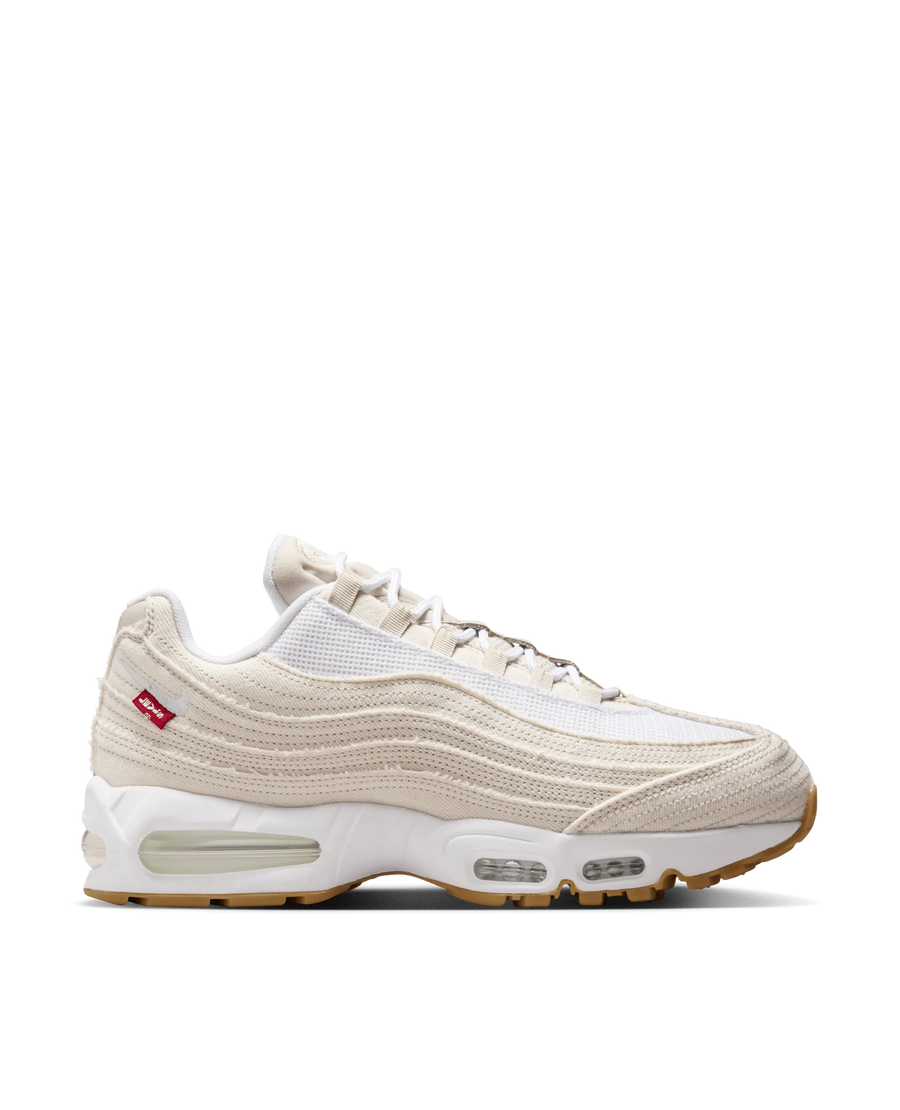 Nike Air Max 95 OG (LT Orewood BRN/White-Gym Red) Nike