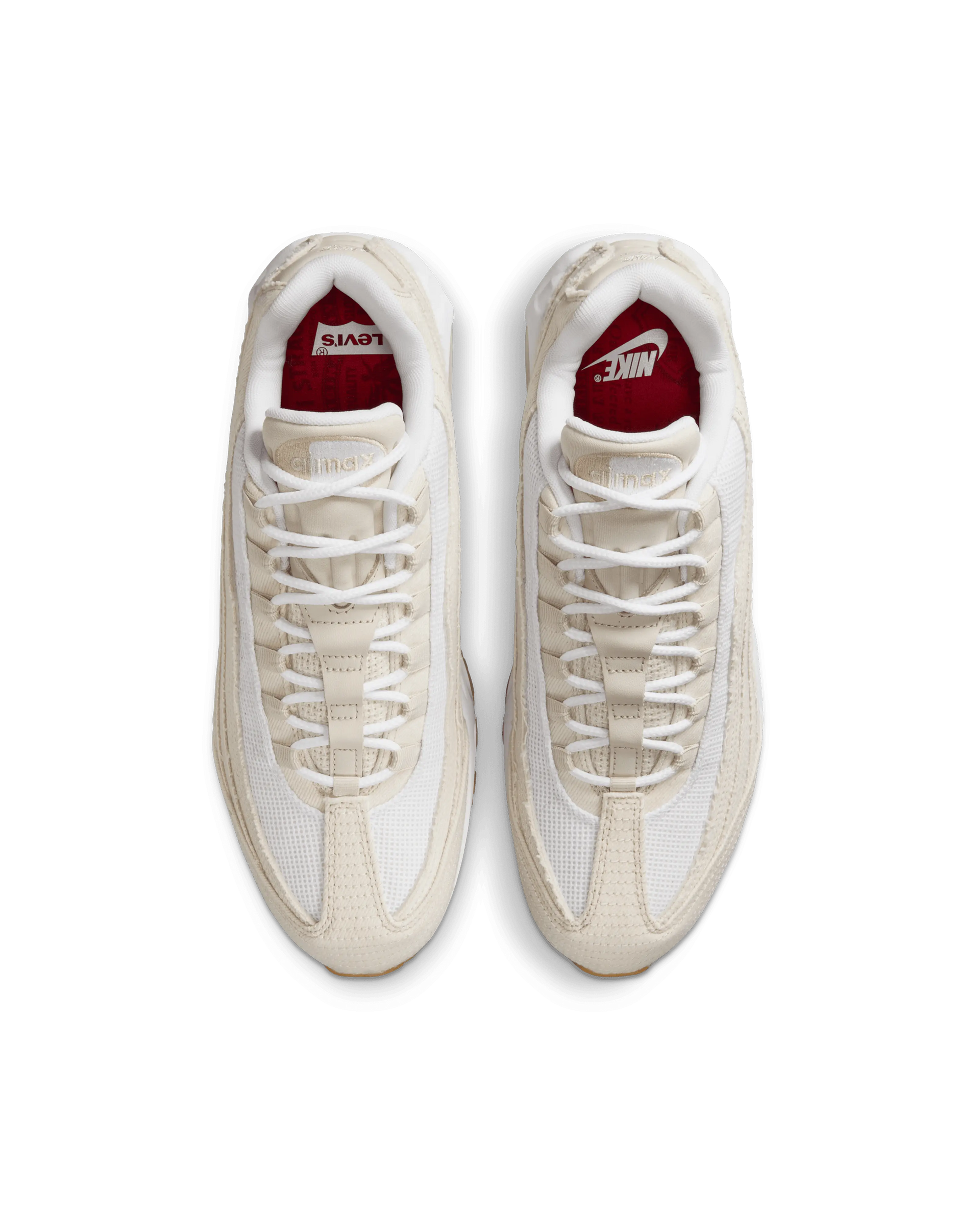 Nike Air Max 95 OG (LT Orewood BRN/White-Gym Red) Nike
