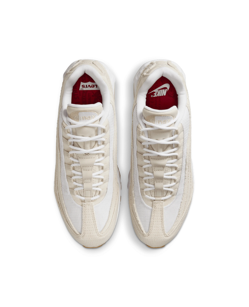 Nike Air Max 95 OG (LT Orewood BRN/White-Gym Red) Nike