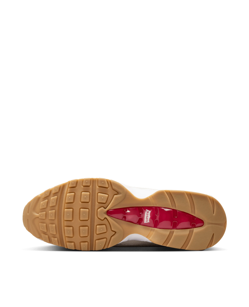 Nike Air Max 95 OG (LT Orewood BRN/White-Gym Red) Nike