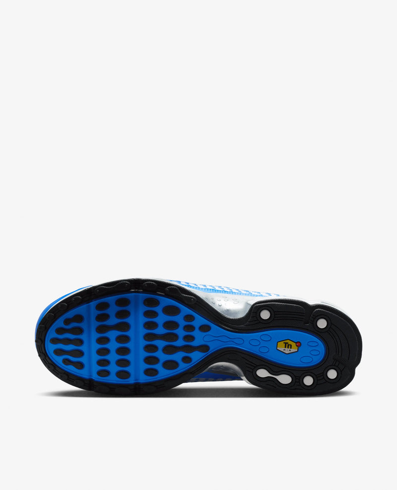 Nike Air Max Plus VII (White/White-Blue Crystal-Metallic Silver-Black) Nike