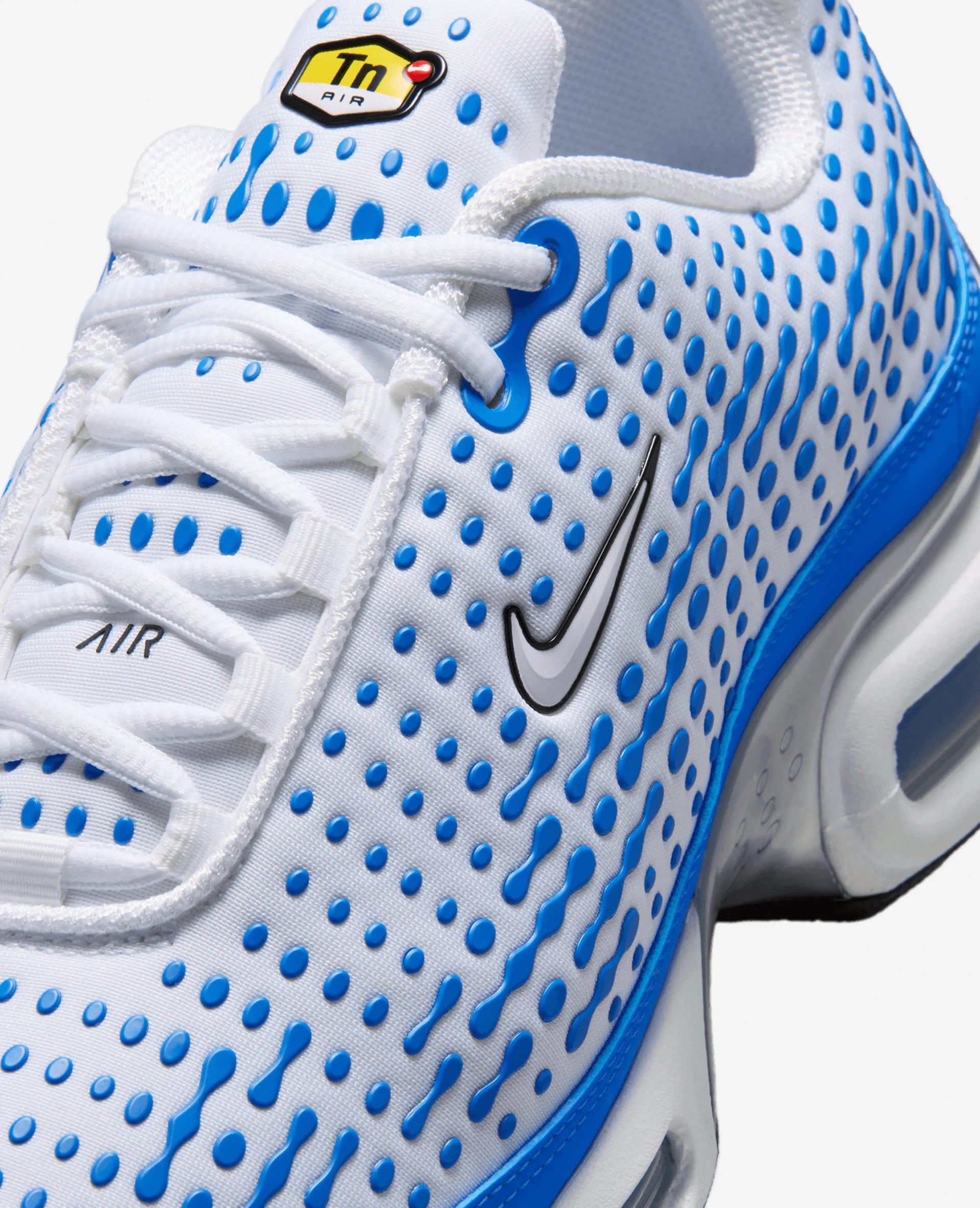 Nike Air Max Plus VII (White/White-Blue Crystal-Metallic Silver-Black) Nike