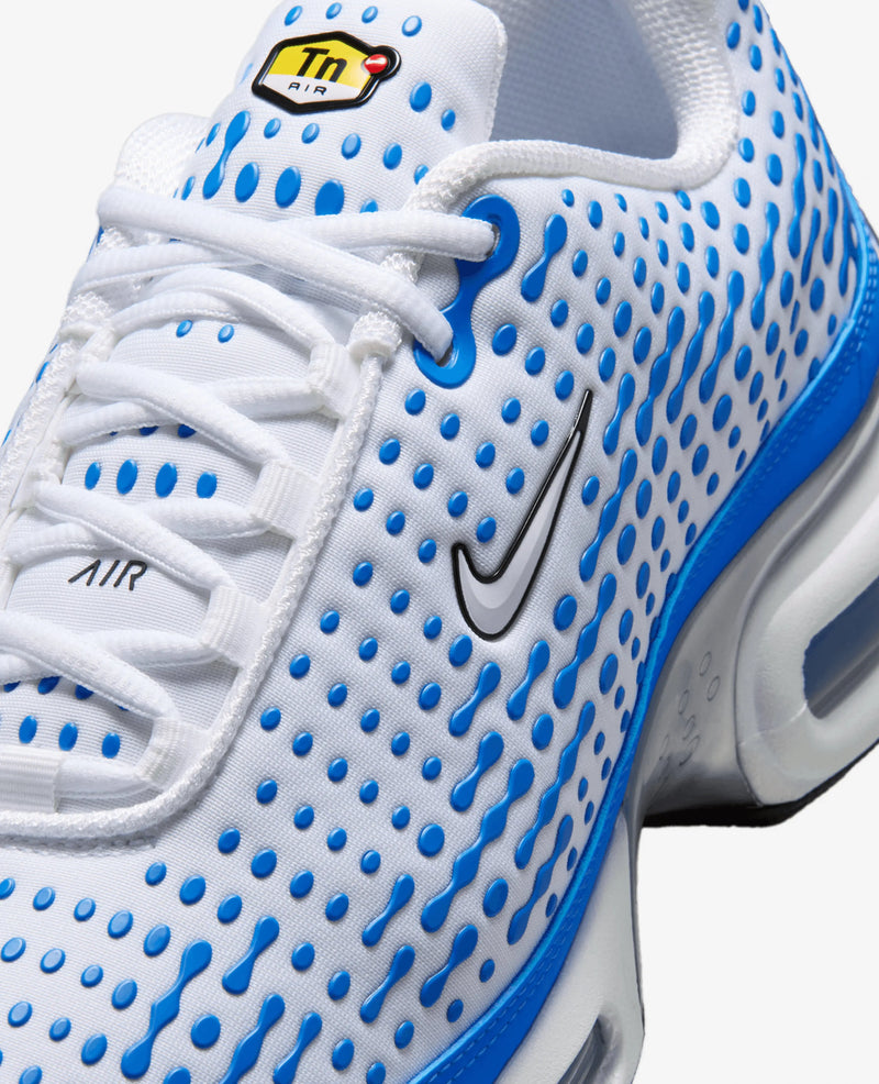 Nike Air Max Plus VII (White/White-Blue Crystal-Metallic Silver-Black) Nike