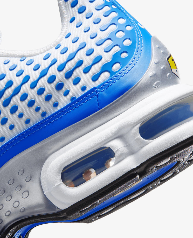 Nike Air Max Plus VII (White/White-Blue Crystal-Metallic Silver-Black) Nike
