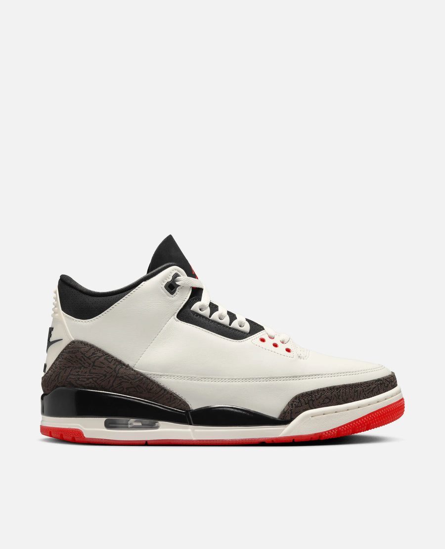 Air Jordan 3 Retro OG Nike (Sail/Black-Universal Red-Pale Ivory-Palomino) Nike