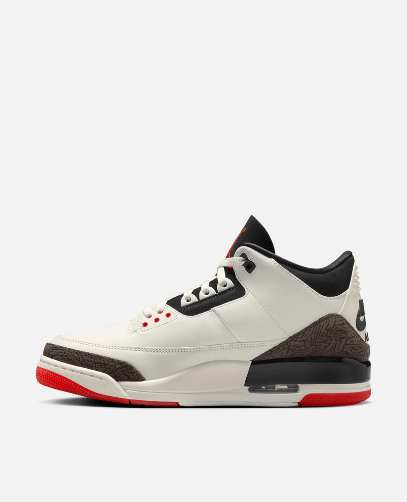 Air Jordan 3 Retro OG Nike (Sail/Black-Universal Red-Pale Ivory-Palomino) Nike