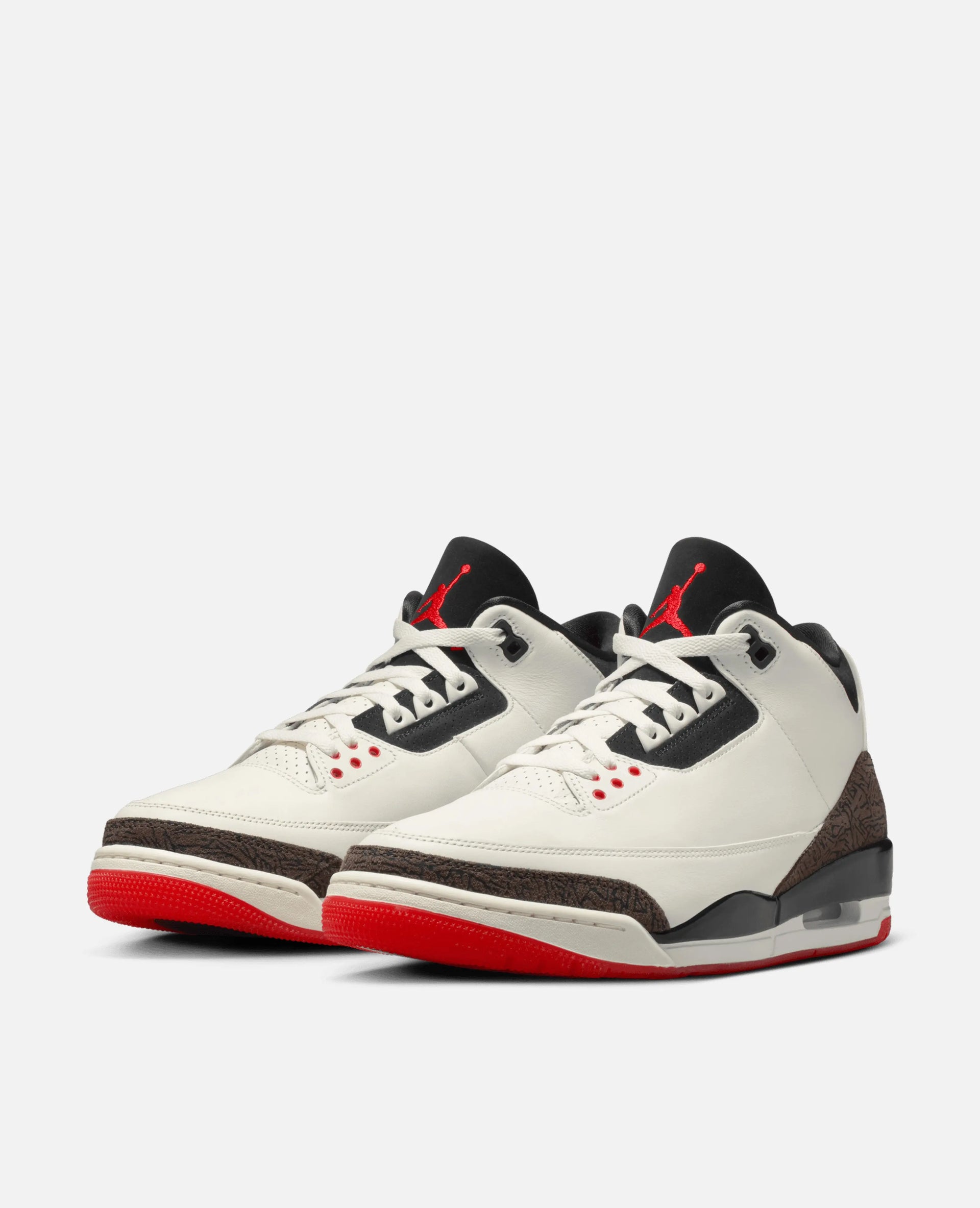 Air Jordan 3 Retro OG Nike (Sail/Black-Universal Red-Pale Ivory-Palomino) Nike