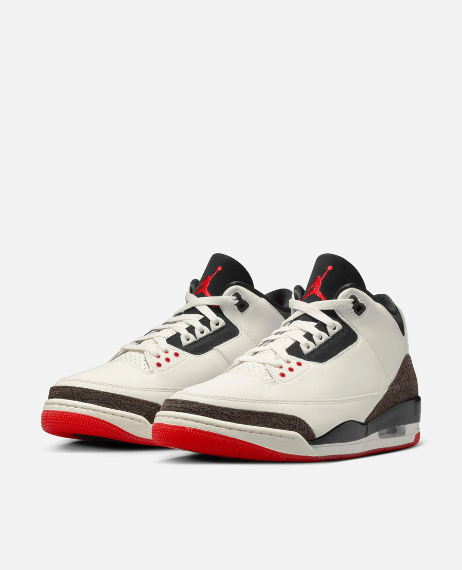 Air Jordan 3 Retro OG Nike (Sail/Black-Universal Red-Pale Ivory-Palomino) Nike