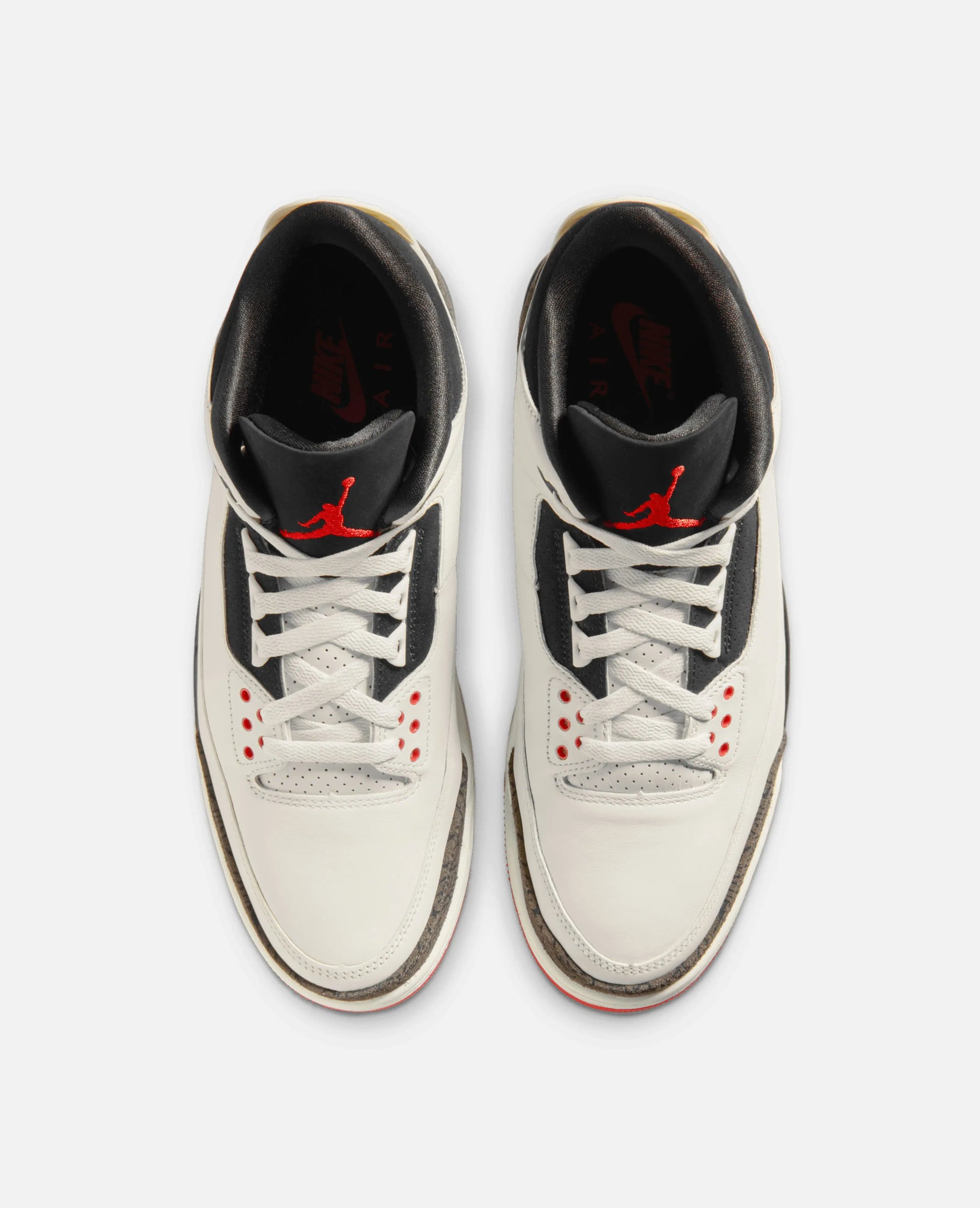 Air Jordan 3 Retro OG Nike (Sail/Black-Universal Red-Pale Ivory-Palomino) Nike
