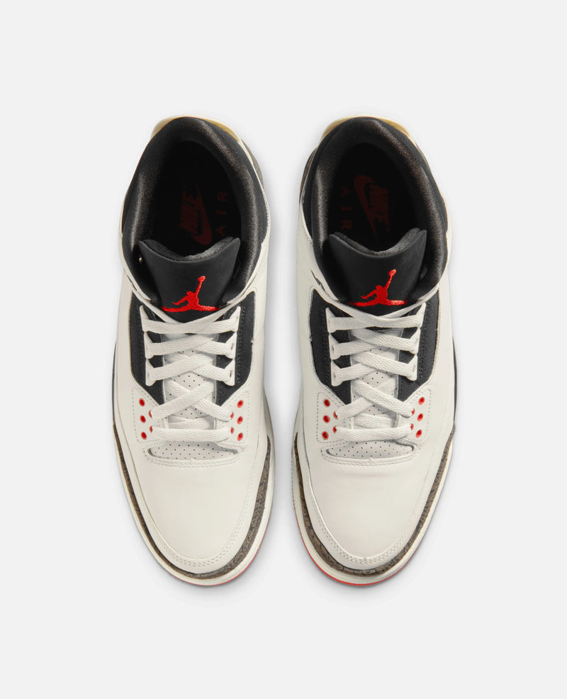 Air Jordan 3 Retro OG Nike (Sail/Black-Universal Red-Pale Ivory-Palomino) Nike
