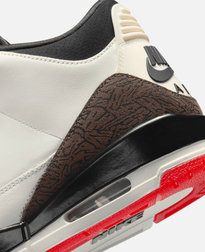 Air Jordan 3 Retro OG Nike (Sail/Black-Universal Red-Pale Ivory-Palomino) Nike